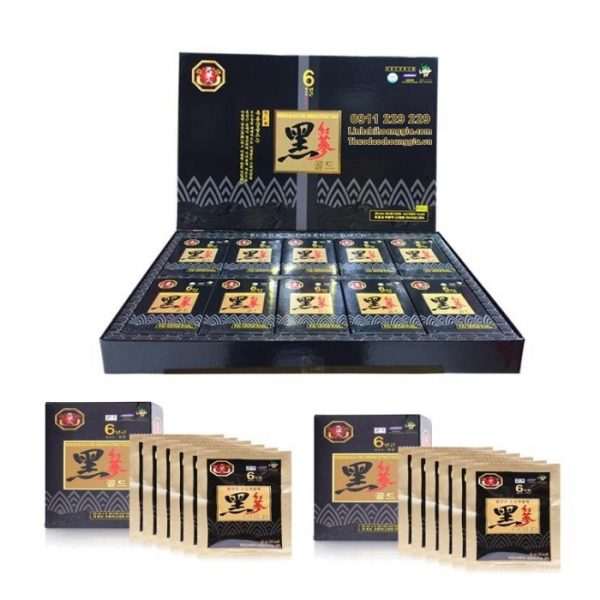 Nước Hắc Sâm Bio Hàn Quốc - Hộp 60 Gói (Hộp 1500ml)