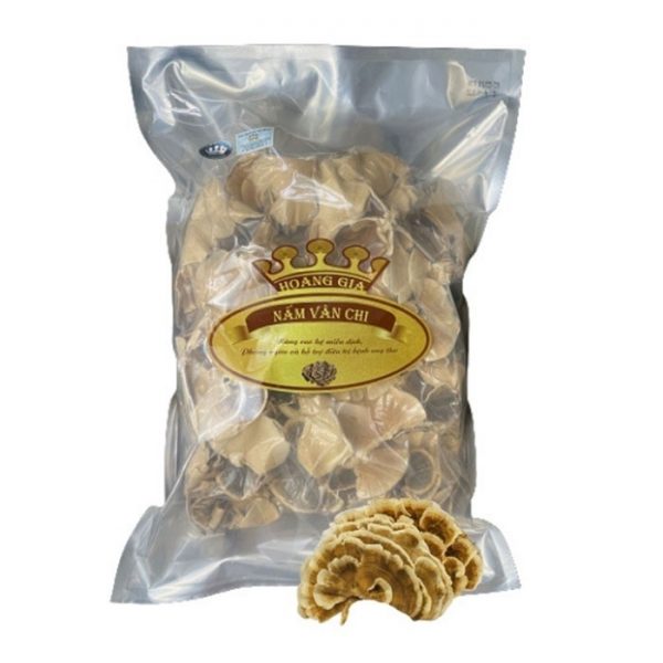 Nấm Vân Chi Hoàng Gia Túi 500g Nguyên Tai