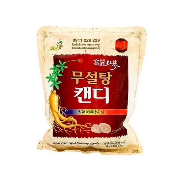 Kẹo Sâm Không Đường Korea Red Ginseng 500G