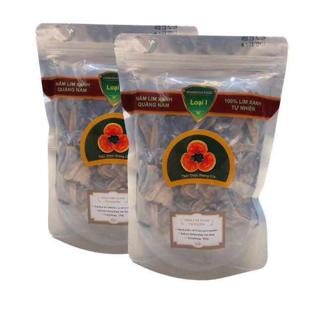 Nấm Lim Xanh Tự Nhiên Loại 1 Cao Cấp - Thái Lát Túi 100gr