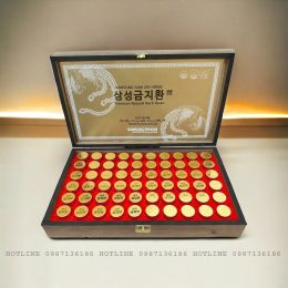 An Cung Ngưu Hoàng của Hãng Samsung Gum Jee Hwan Hộp Gỗ 60 Viên