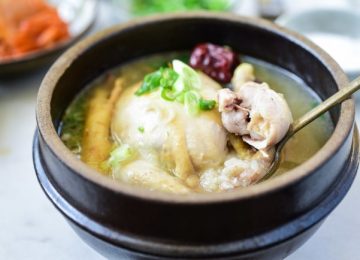 Hướng dẫn nấu món Súp gà nhân sâm Hàn Quốc – Samgyetang