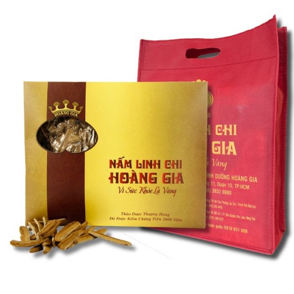 Nấm Linh Chi Đỏ Việt Nam Hoàng Gia 500g Thái Lát