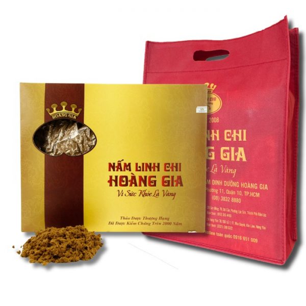 Nấm Linh Chi Đỏ Việt Nam Hoàng Gia 500g Xay Bột