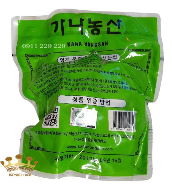 Nấm Linh Chi Hàn Quốc Kana Nongsan Cao Cấp Túi 1Kg