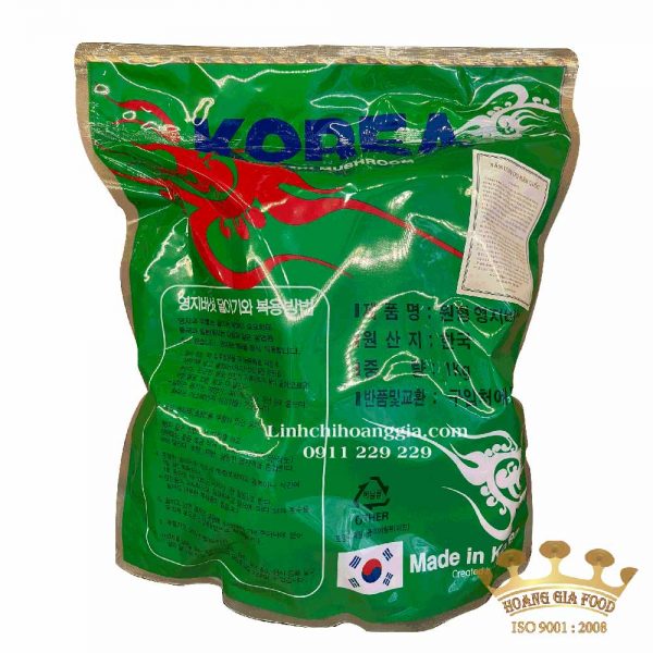 Nấm Linh Chi Hàn Quốc Nonghuyp Cao Cấp - Bịch 1Kg (Hỗ Trợ Thái Lát)