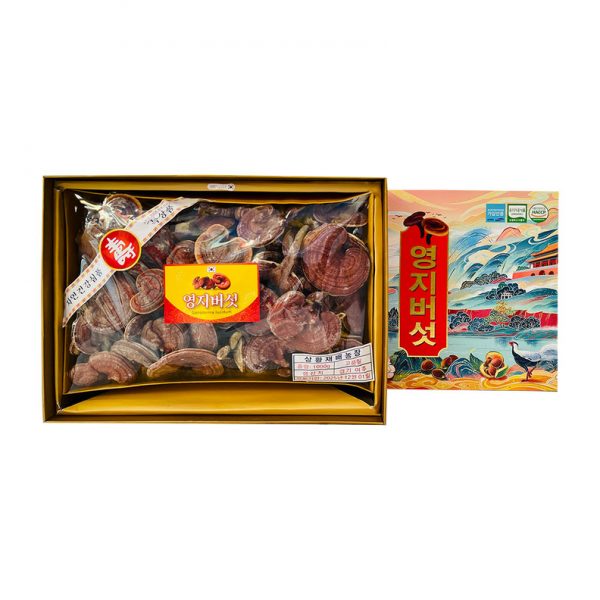 Nấm Linh Chi Hàn Quốc Tiến Vua Hộp Quà Tặng 1000G - Linh Chi Hoàng Gia