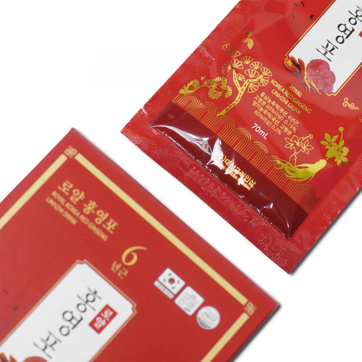sâm linh chi dạng gói