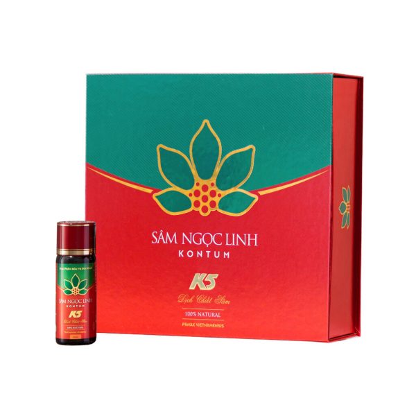 Dịch chiết Sâm Ngọc Linh K5 – 50ml – 10 chai/hộp